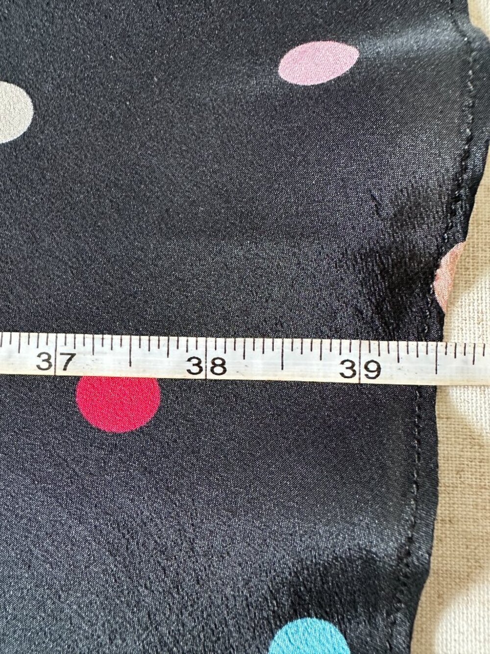 Réalisation Par The Amelia Midi Silk Dress Post Modern Black Polka Dot XS - Picture 8 of 10